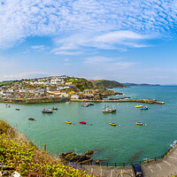 Buy canvas prints of Mevagissey Fishing Village, Cornwall by Maggie McCall
