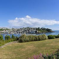 Buy canvas prints of Polruan from the Harbour Hotel, Fowey by Maggie McCall