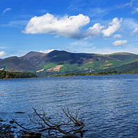 Buy canvas prints of Skiddaw across Derwent Water, Cumbria by Maggie McCall