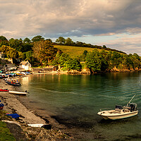 Buy canvas prints of Helford Passage at sunset 2 by Maggie McCall