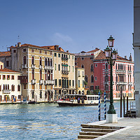 Buy canvas prints of Water Taxi, Grand Canal, Venice by Maggie McCall