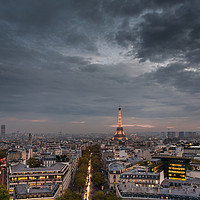 Buy canvas prints of Paris from the L'Arc de Triomph by Maggie McCall