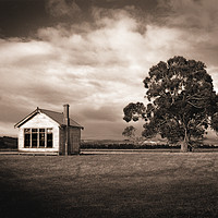 Buy canvas prints of Old School House, Otahu Flat, New Zealand by Maggie McCall