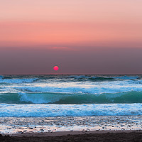 Buy canvas prints of Widemouth Sunset 2 by Maggie McCall