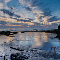 Buy canvas prints of Bude Seapool Cornwall. by Maggie McCall