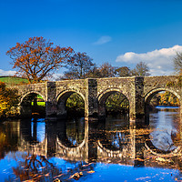 Buy canvas prints of Horsebridge, Stoke Climsland, Devon by Maggie McCall