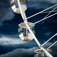 Buy canvas prints of Ferris  Big wheel, Bournemouth. by Maggie McCall