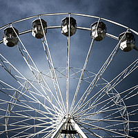 Buy canvas prints of Ferris  Big wheel, Bournemouth.UK by Maggie McCall