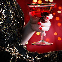 Buy canvas prints of Christmas Cocktail by Maggie McCall