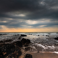 Buy canvas prints of Widemouth Bay, Cornwall. by Maggie McCall