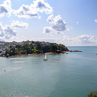 Buy canvas prints of Polruan from Fowey, Cornwall. by Maggie McCall