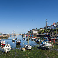 Buy canvas prints of Low tide, Brixham Harbour, Devon. by Maggie McCall