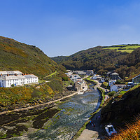 Buy canvas prints of Boscastle Cornwall by Maggie McCall