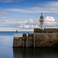 Buy canvas prints of Mevagissey Lighthouse by Maggie McCall