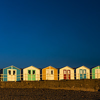 Buy canvas prints of Beach Huts Summerleaze Beach, Bude, Cornwall by Maggie McCall