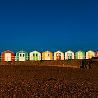 Buy canvas prints of Beach Huts Summerleaze Beach, Bude, Cornwall by Maggie McCall