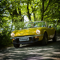Buy canvas prints of TRIUMPH SPITFIRE by Maggie McCall