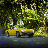 Buy canvas prints of Triumph Spitfire 2 by Maggie McCall