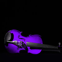 Buy canvas prints of Violet Violin by Maggie McCall