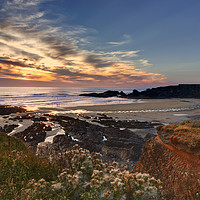 Buy canvas prints of Crooklets Beach, Bude, Cornwall by Maggie McCall