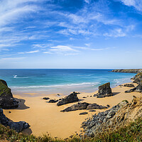 Buy canvas prints of Bedruthan Steps 3 by Maggie McCall