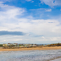 Buy canvas prints of Bude from Crooklets Beach by Maggie McCall