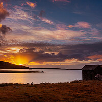 Buy canvas prints of Devoke Water  Sunset, Cumbria by Maggie McCall