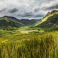 Buy canvas prints of Rossette Pike and Great End, Lake district, Englan by Maggie McCall