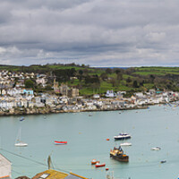 Buy canvas prints of Fowey and Estuary from Polruan by Maggie McCall