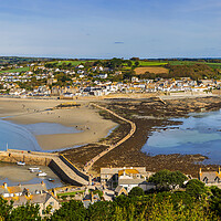 Buy canvas prints of Marazion from Saint Michael's Mount, Cornwall. by Maggie McCall