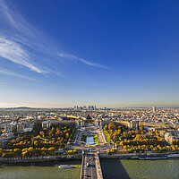 Buy canvas prints of Paris Panorama Vista from Eiffel Tower 2 by Maggie McCall