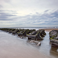 Buy canvas prints of INCOMING TIDE New Brighton Beach by raymond mcbride