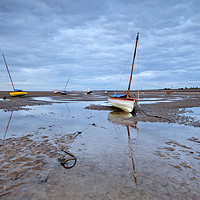 Buy canvas prints of BOATS ON THE ESTUARY by raymond mcbride