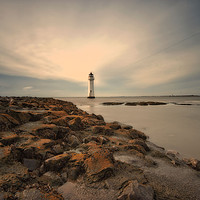 Buy canvas prints of FORT PERCH ROCK LIGHTHOUSE by raymond mcbride
