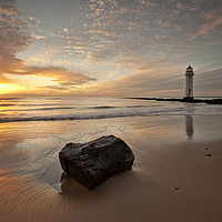 Buy canvas prints of SUNSET AT THE ROCK ( New Brighton ) by raymond mcbride