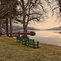 Buy canvas prints of LOCH NESS (View from the abbey lawn) by raymond mcbride