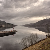 Buy canvas prints of ENTER LOCH NESS (Exit Caledonia Canal ) by raymond mcbride