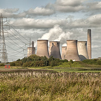 Buy canvas prints of Fiddlers Ferry Power Station by raymond mcbride