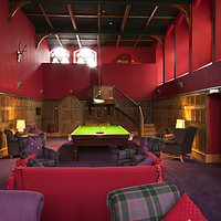 Buy canvas prints of Classy Interior (The Highland Club Loch Ness) by raymond mcbride