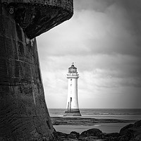 Buy canvas prints of Perch Rock (Fort&Lighthouse) by raymond mcbride