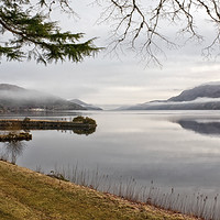 Buy canvas prints of Rolling Mist (Loch Ness Scotland) by raymond mcbride