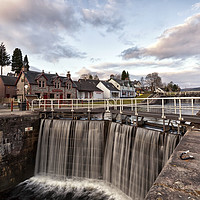 Buy canvas prints of Caledonia Canal (Fort Augustus Scotland) by raymond mcbride