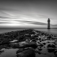 Buy canvas prints of Fort Perch Rock Lighthouse by raymond mcbride
