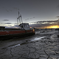 Buy canvas prints of Lower Heswall at Sunset by raymond mcbride