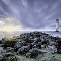 Buy canvas prints of Fort Perch Rock Lighthouse by raymond mcbride