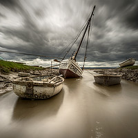 Buy canvas prints of  Boats on the River Dee by raymond mcbride