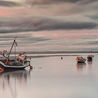 Buy canvas prints of  "Boats on a Low Tide" by raymond mcbride
