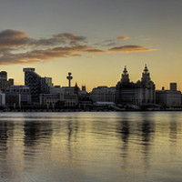 Buy canvas prints of  "Liverpool Waterfront" by raymond mcbride