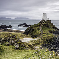 Buy canvas prints of Tyr Mawr Lighthouse. by raymond mcbride