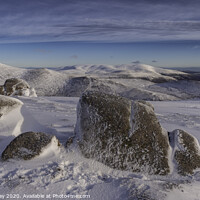 Buy canvas prints of Cairngorm Granite by Robert Murray